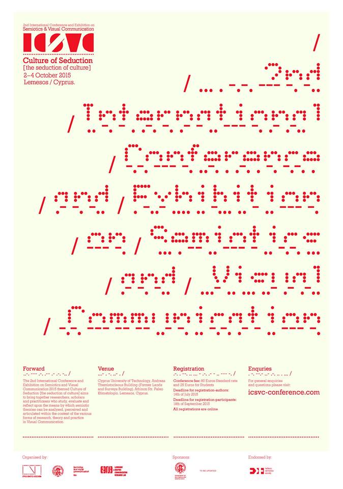 Semiotics & Visual Communication Conference CUT 2015